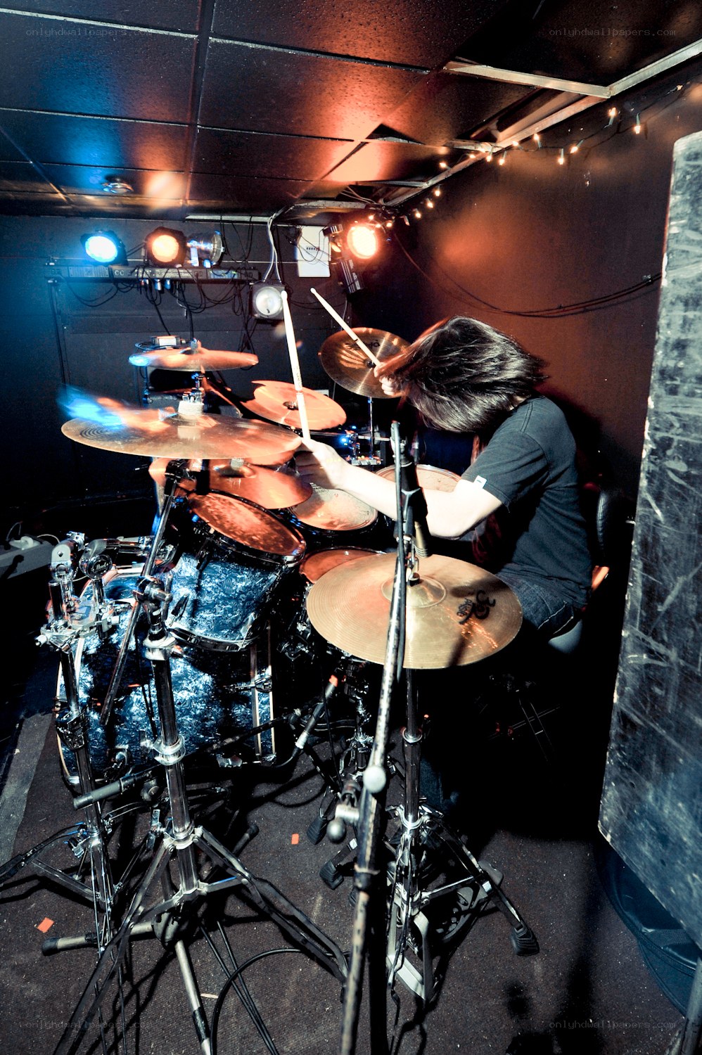 drummer performing on stage
