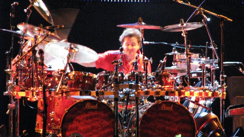 Drummer Playing Kit