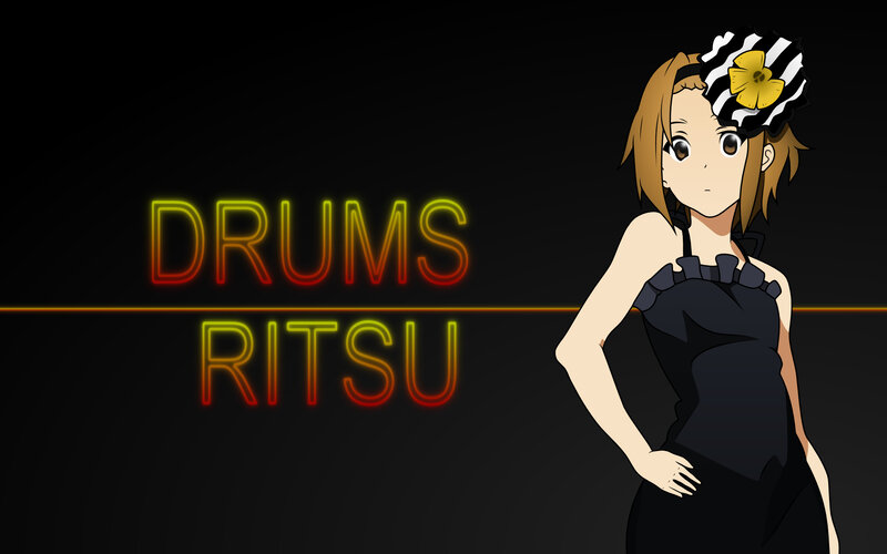 Drums Ritsu character art