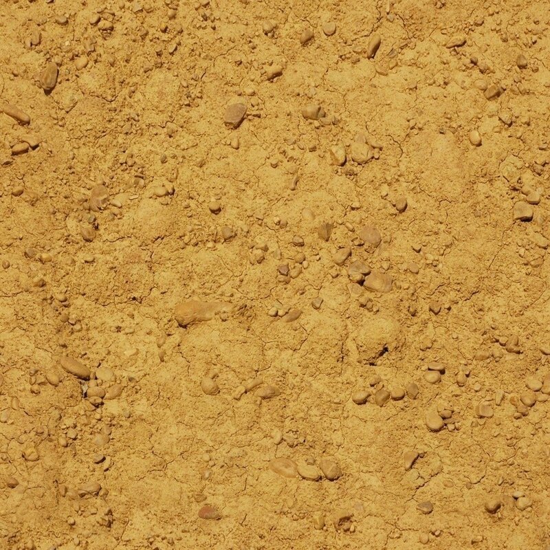 dry cracked soil with pebbles