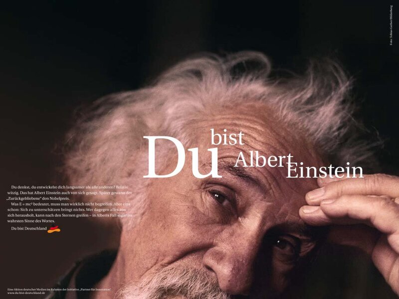 Du bist Albert Einstein