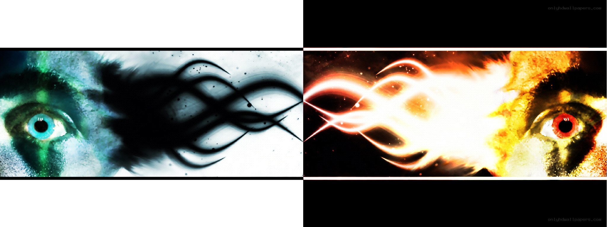dual elemental eyes