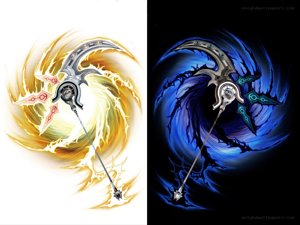 Dual energy weapon art