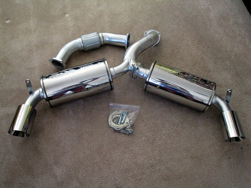 Dual Exhaust System — Silver