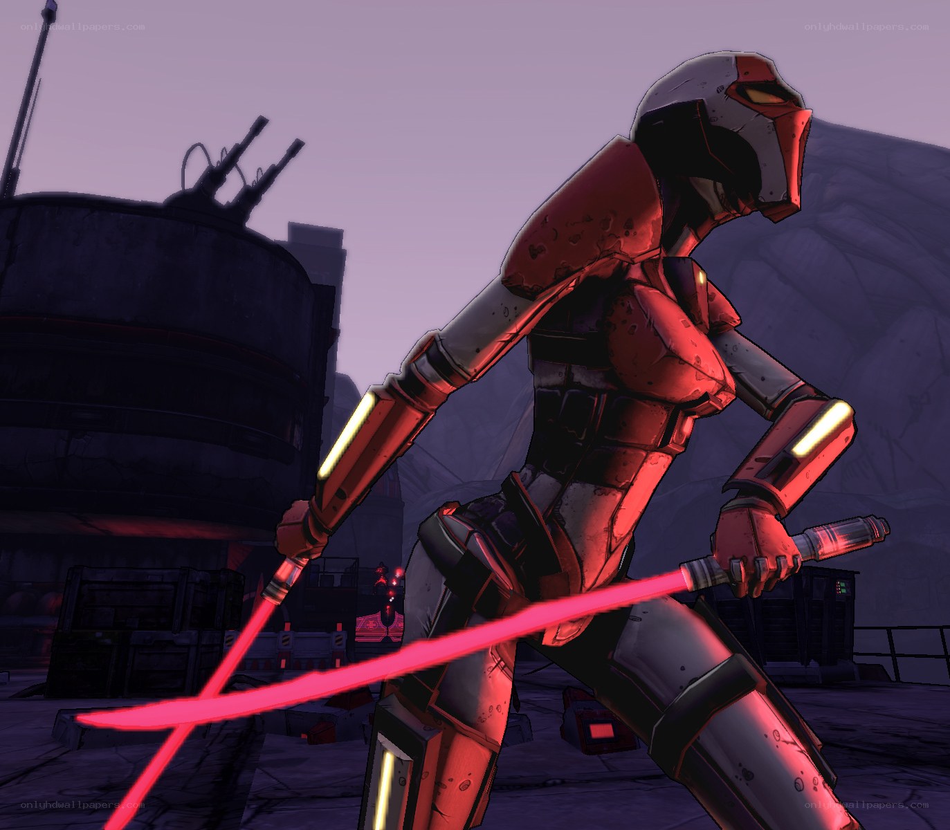 dual lightsaber combat