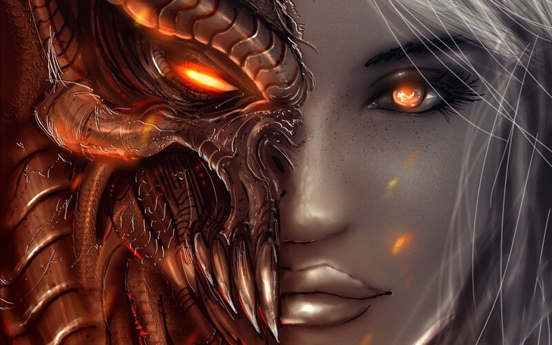 dual nature portrait