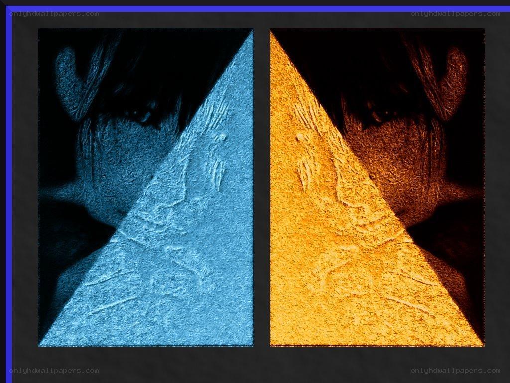Dual-toned portrait with light effect