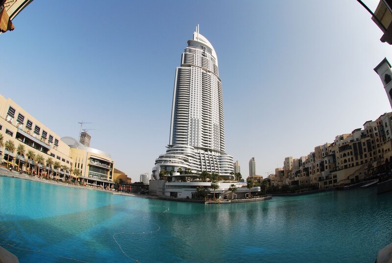 Dubai Fountain and Burj Khalifa
