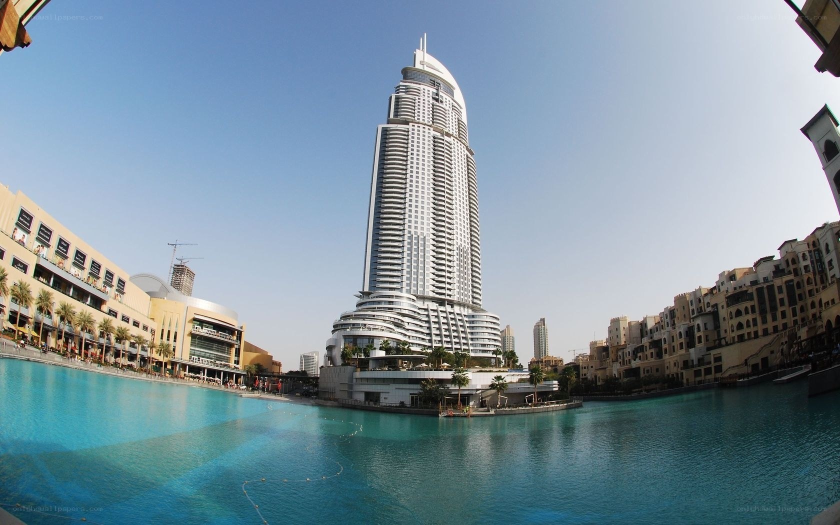 Dubai Fountain and Burj Khalifa