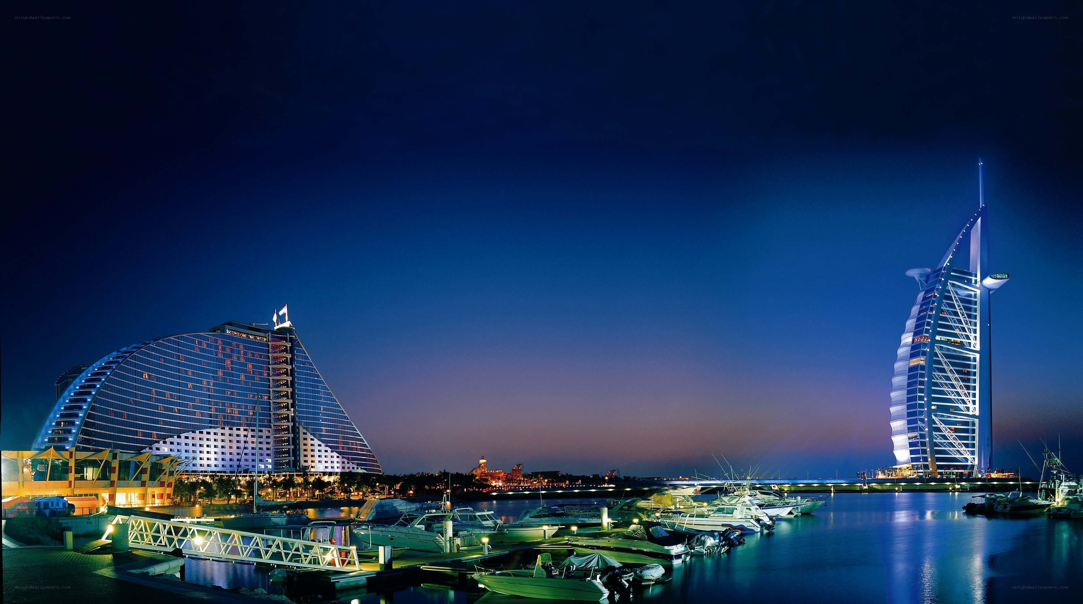 Dubai Marina at night