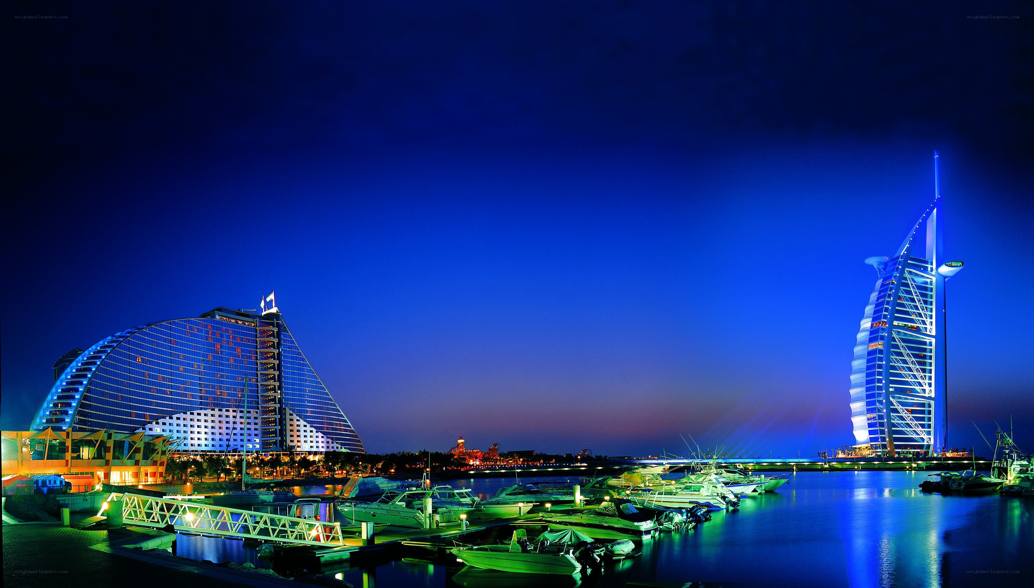 Dubai Marina at night
