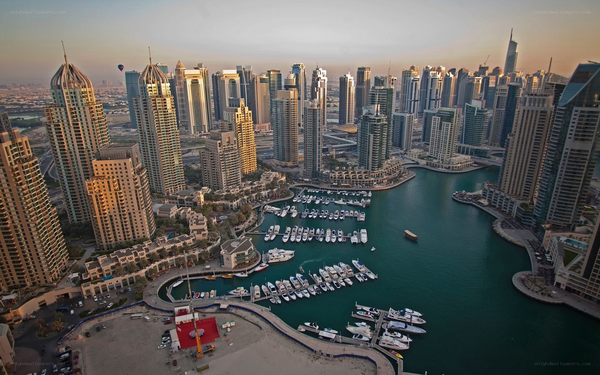 Dubai marina skyline