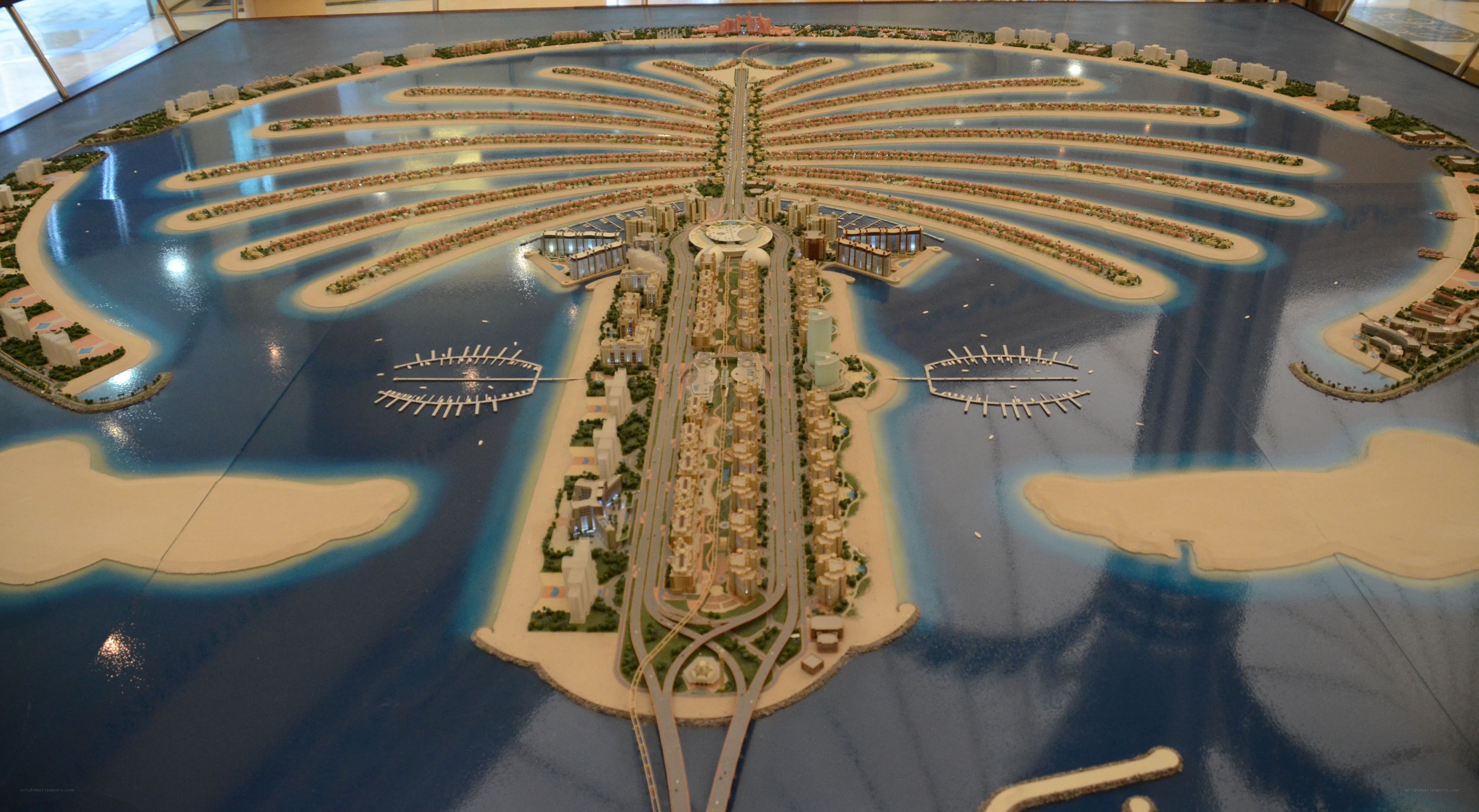 Dubai Palm Island model