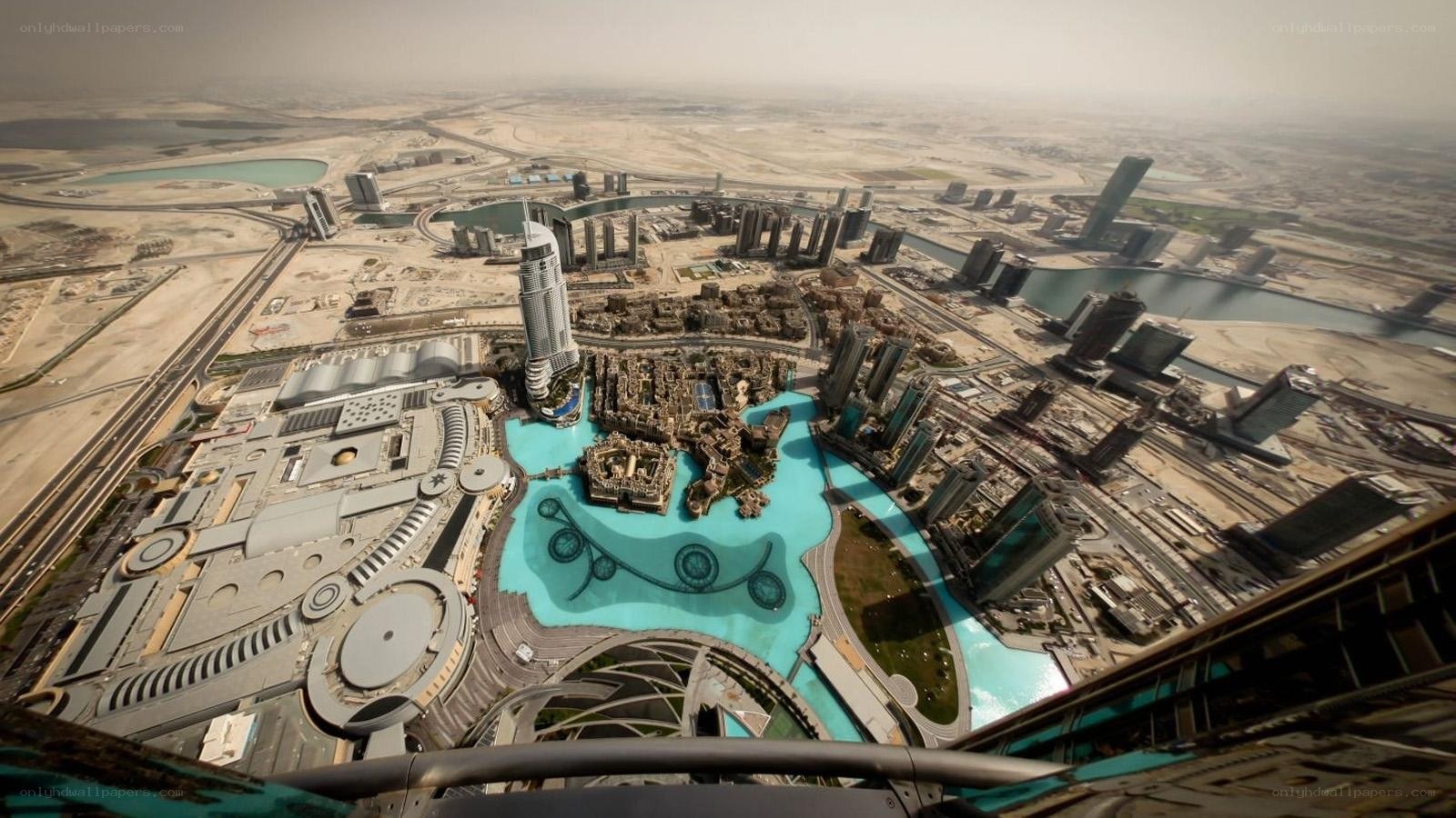 Dubai skyline from Burj Khalifa