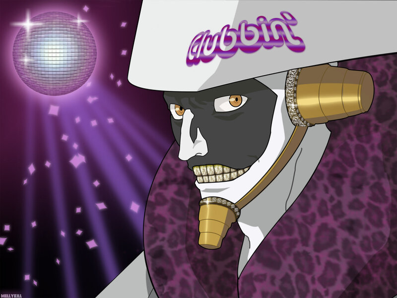 Dubbin character in disco setting