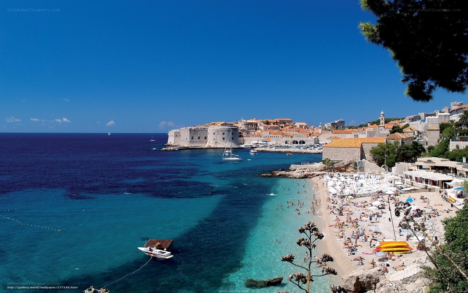 Dubrovnik coastal view