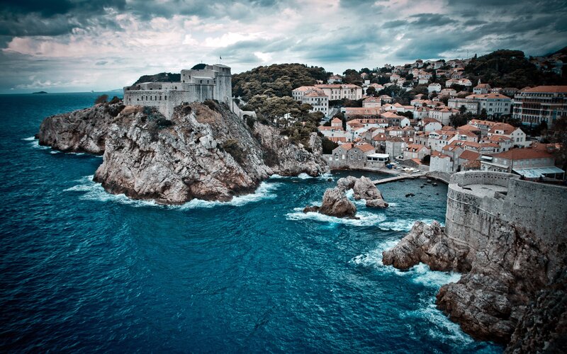 Dubrovnik old town and fortress