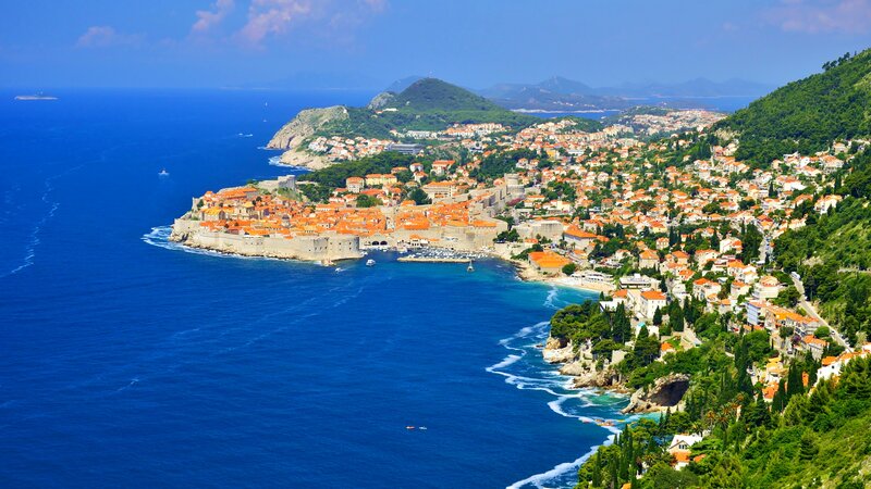 Dubrovnik Old Town — Blue, Serene, Afternoon