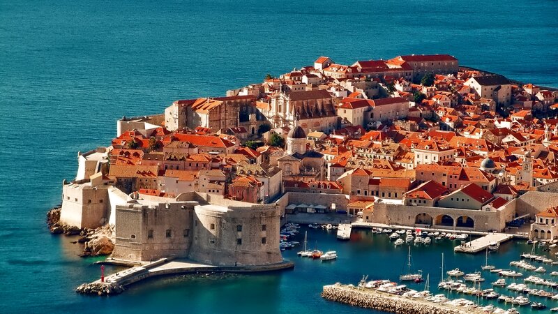 Dubrovnik Old Town — Blue, Serene