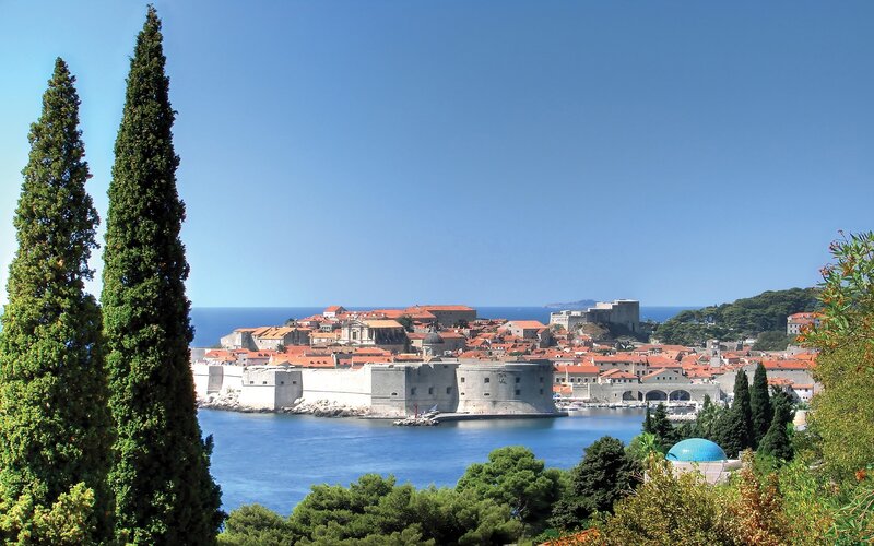 Dubrovnik old town view