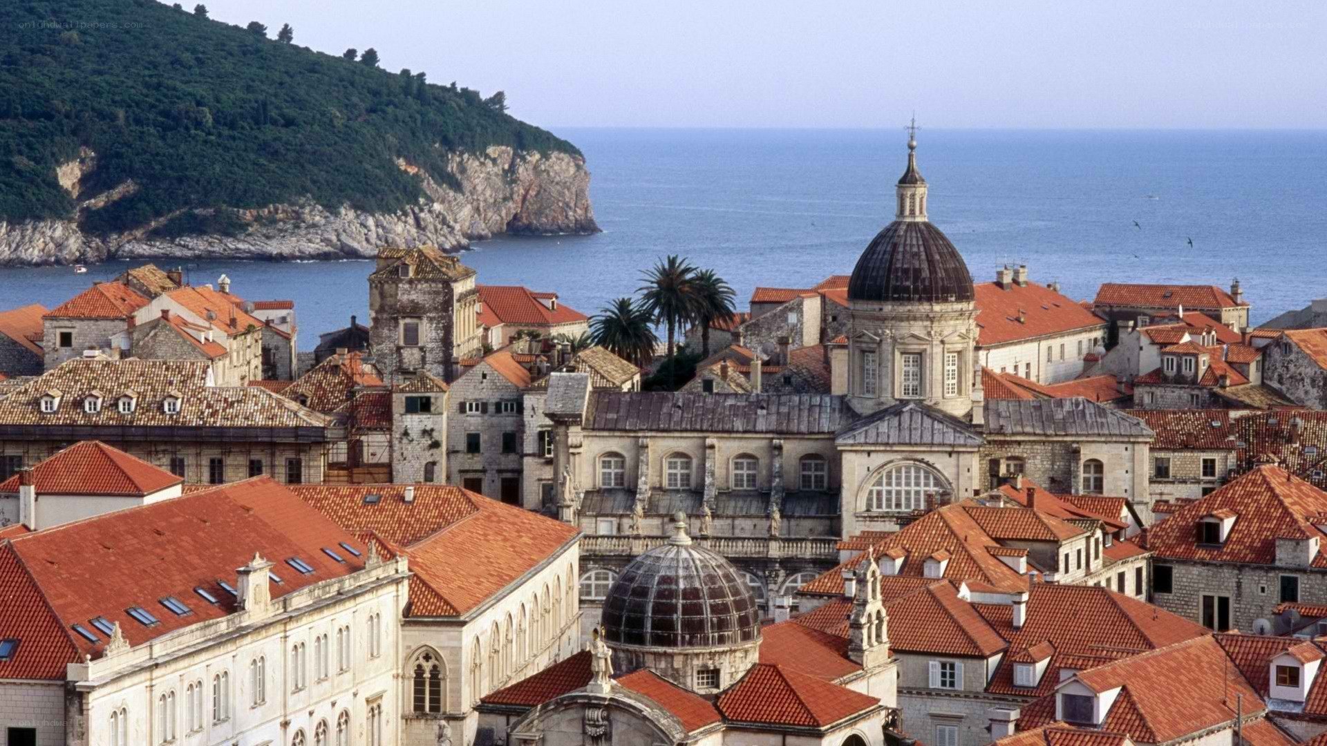 Dubrovnik old town view