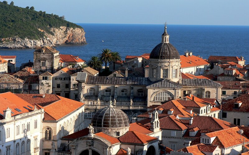 Dubrovnik old town view