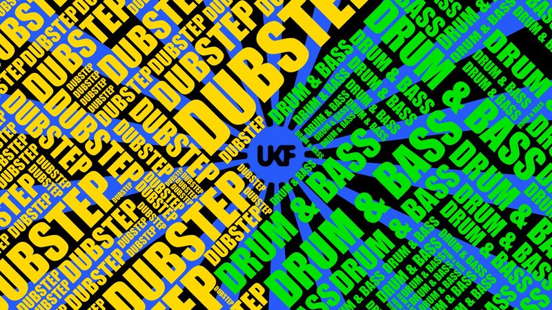 Dubstep and Drum & Bass music graphic