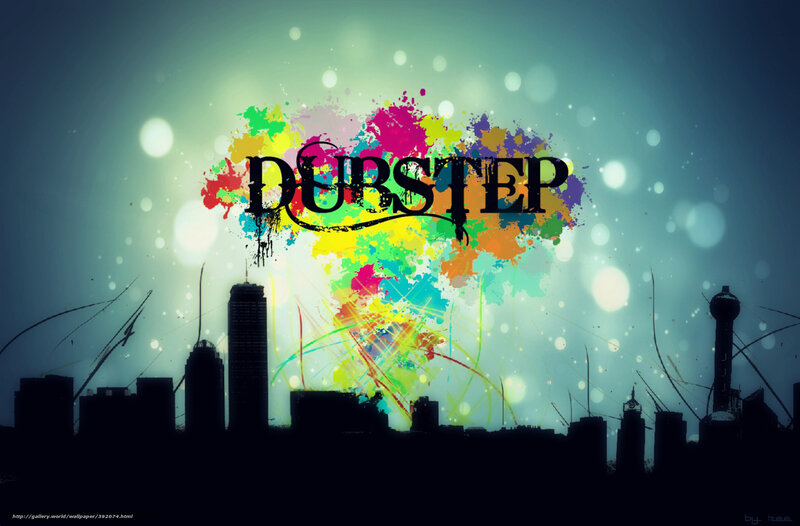Dubstep city skyline art