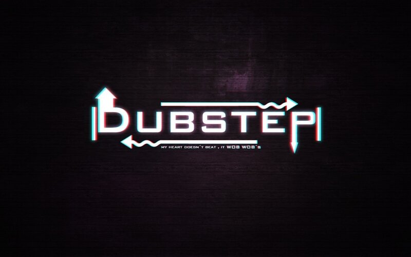 Dubstep Logo — Black, Dark