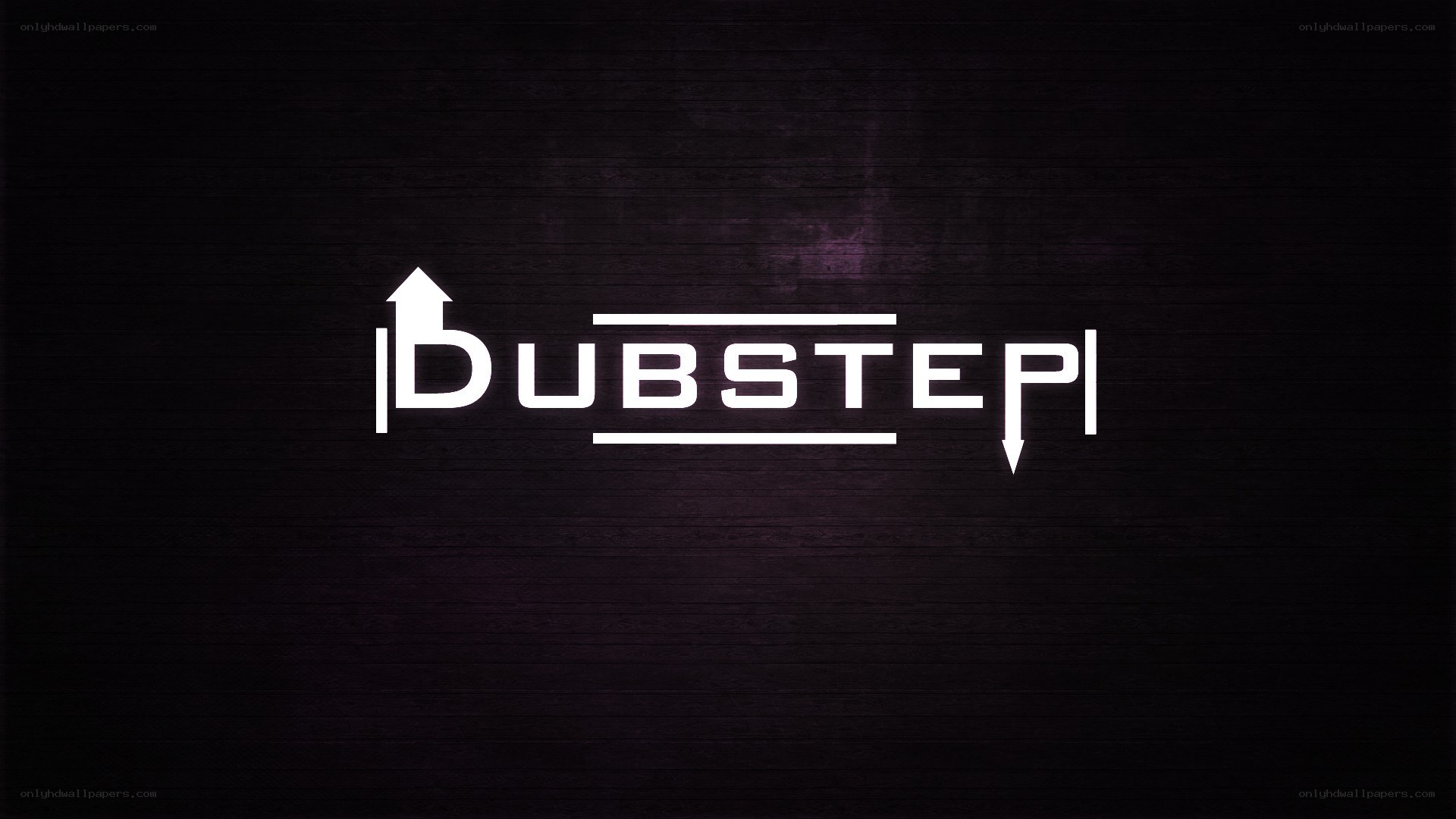 Dubstep logo on dark background