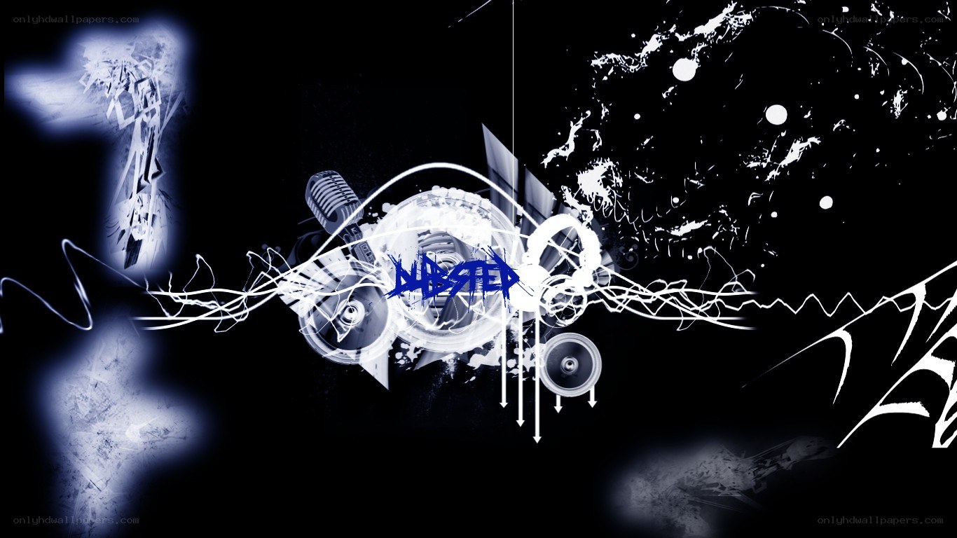 Dubstep music abstract design