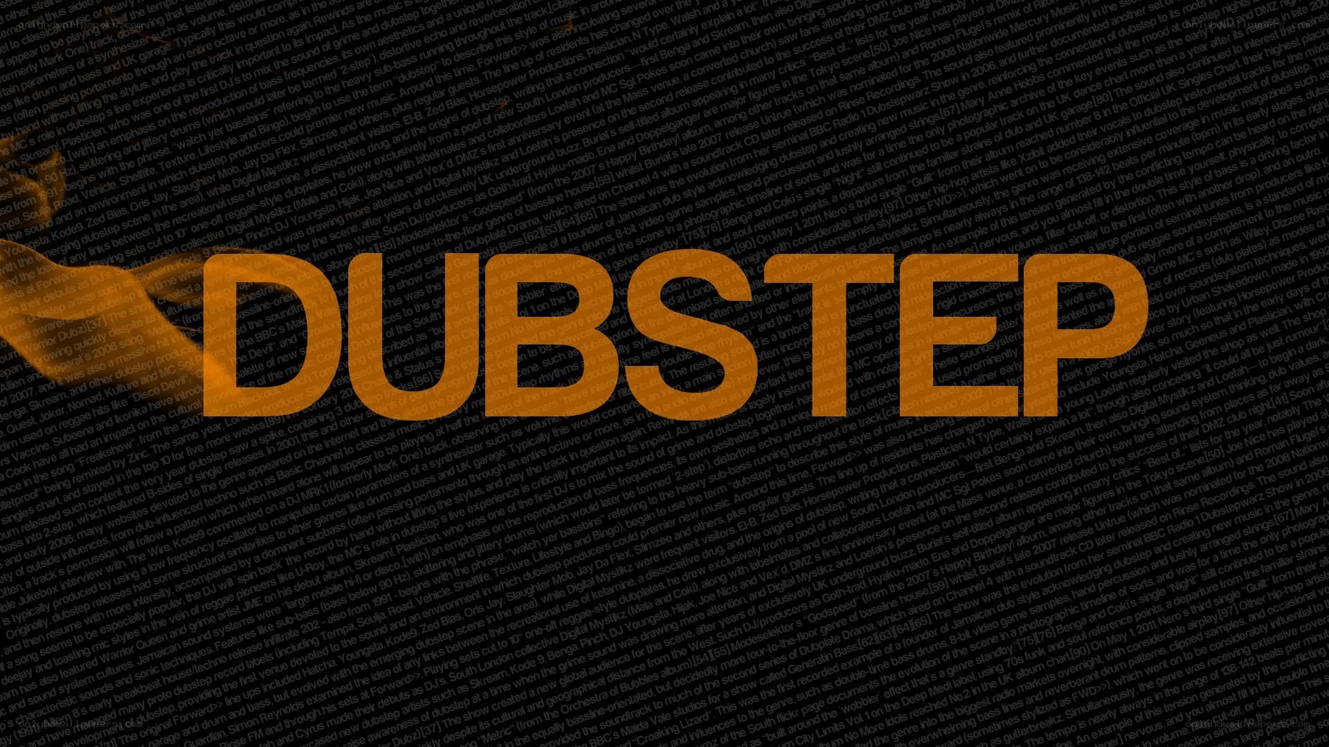 Dubstep music genre title