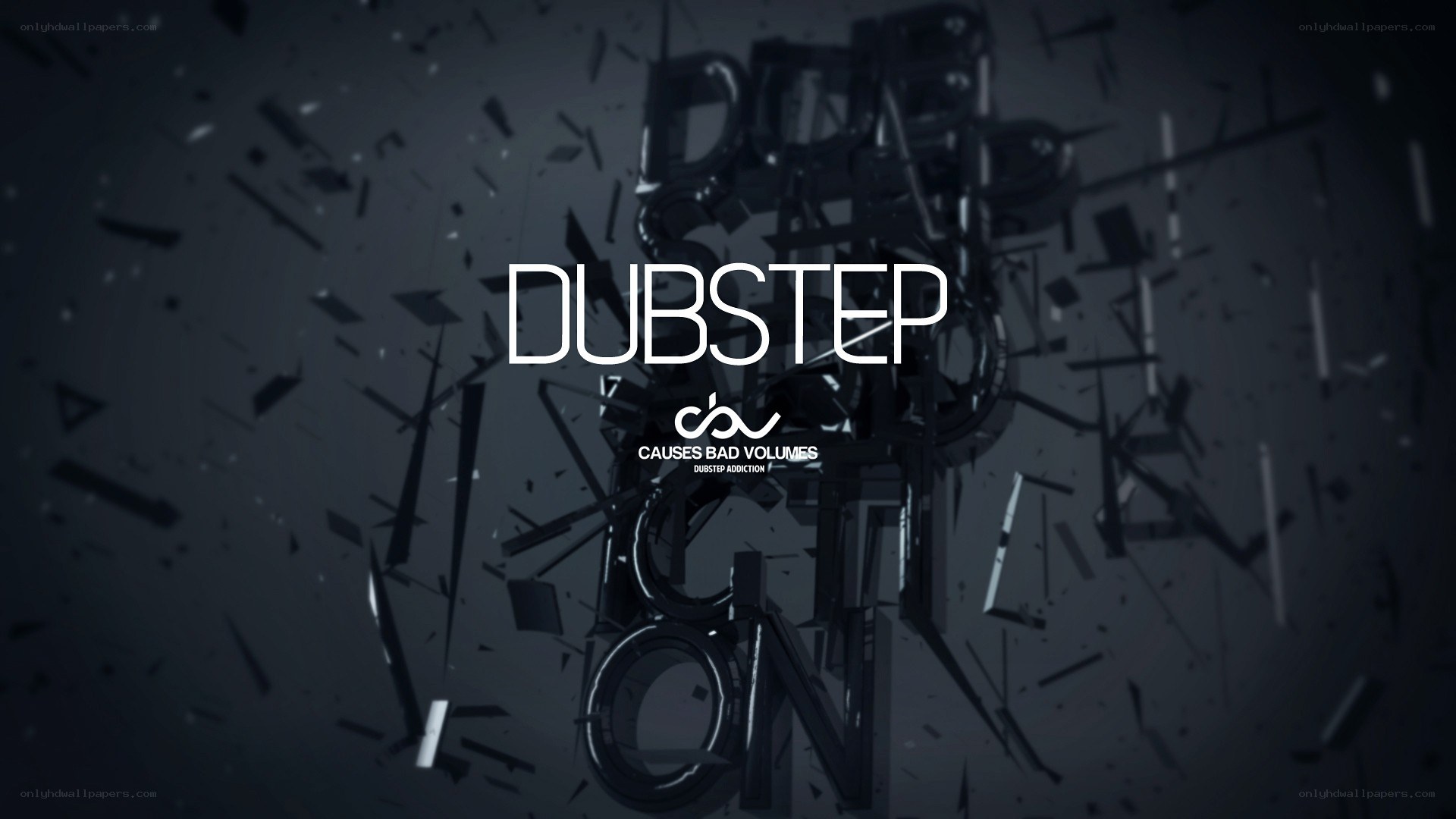 Dubstep music logo animation