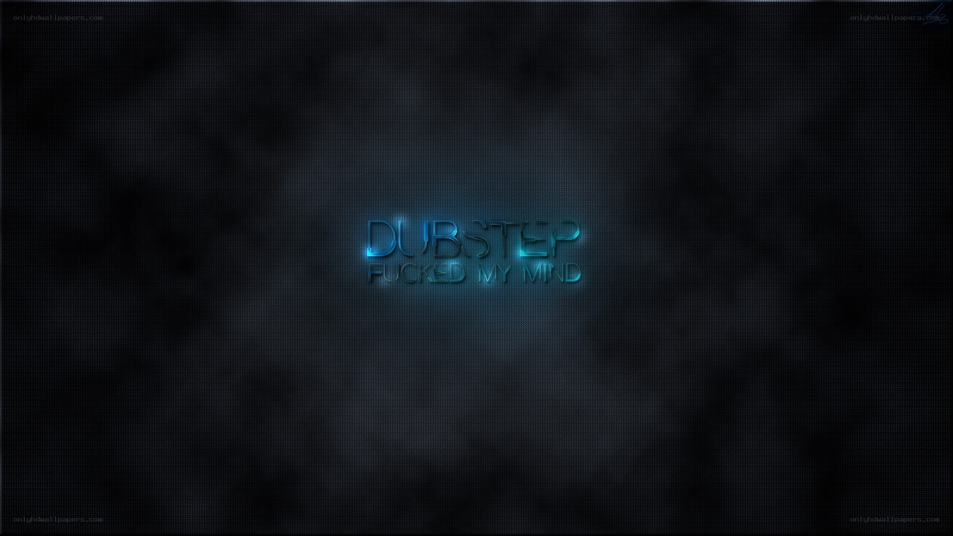Dubstep music text art