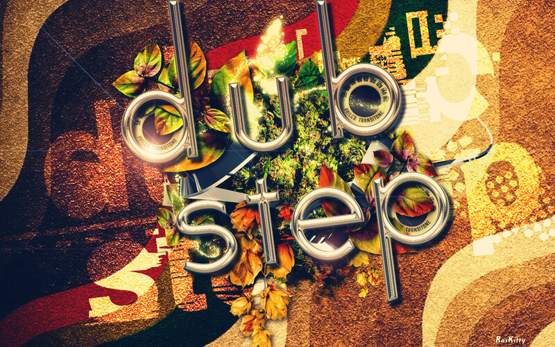 Dubstep Text Collage — Brown