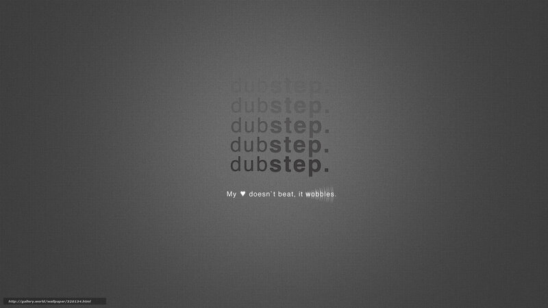 Dubstep text wallpaper