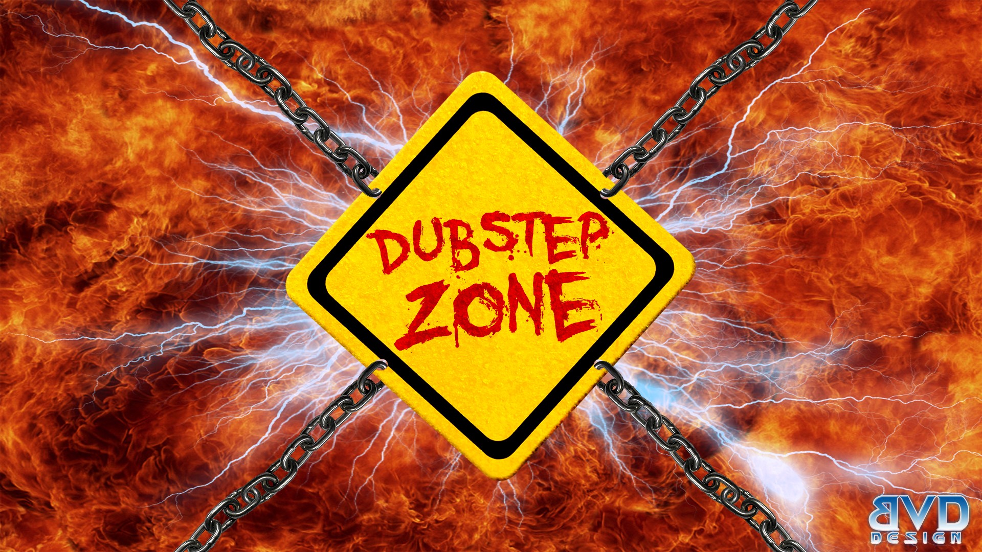 Dubstep Zone Warning Sign