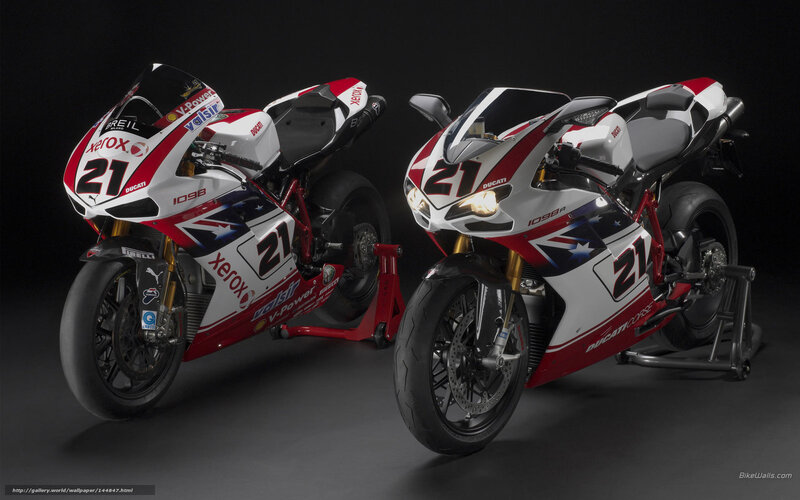 Ducati 1098R race bikes
