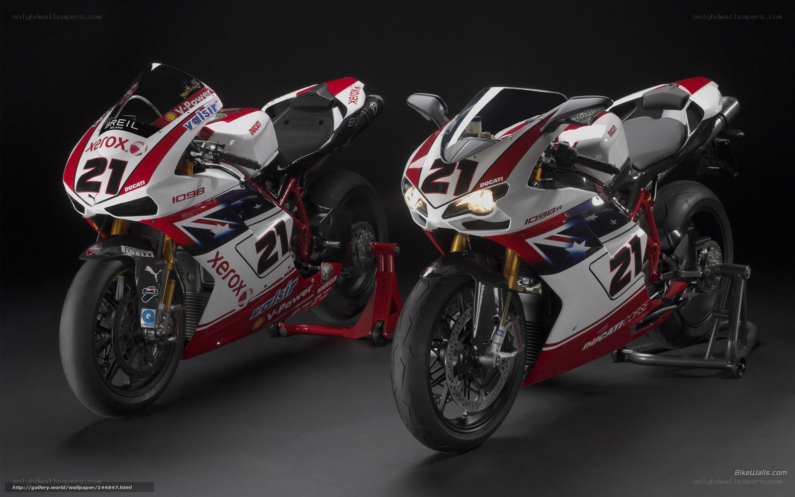 Ducati 1098R race bikes