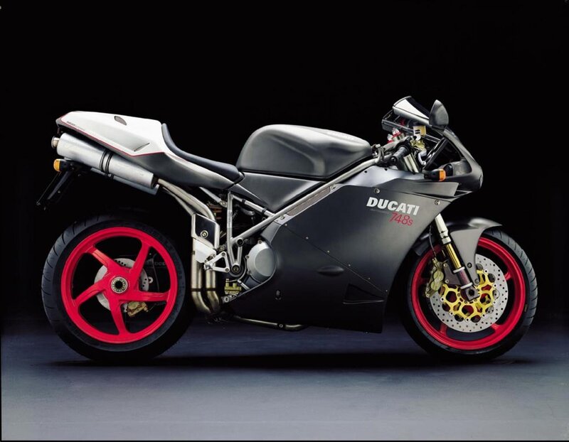 Ducati 748s Motorcycle — Black