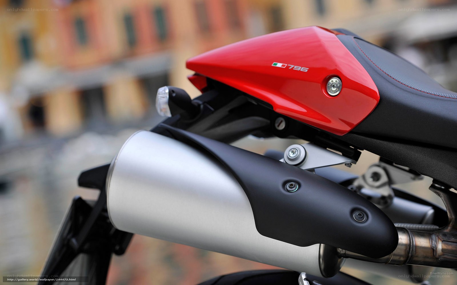 Ducati 796 motorcycle rear