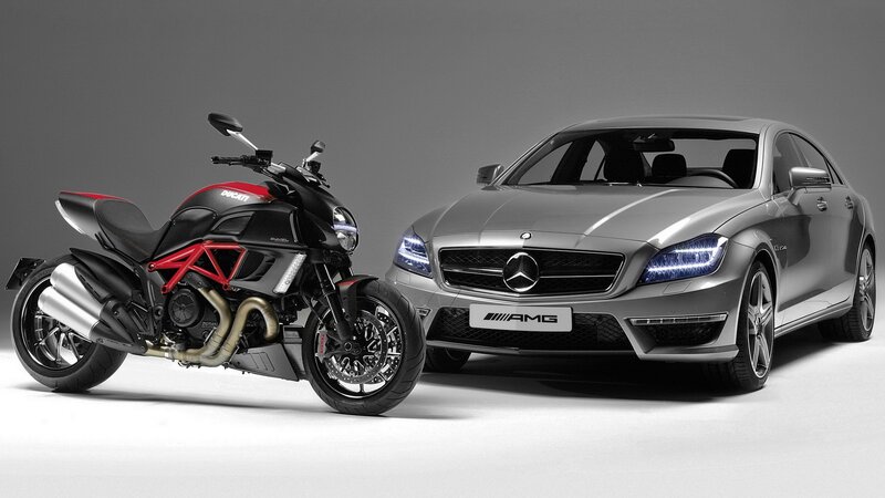 Ducati and Mercedes-AMG vehicles