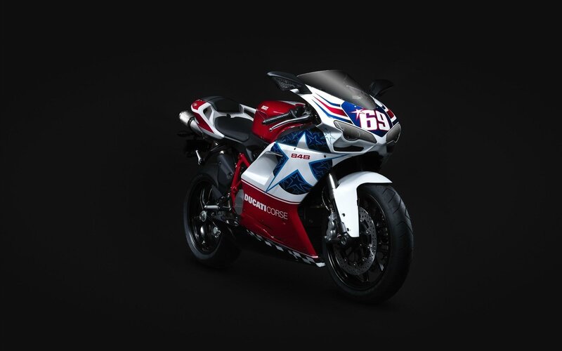 Ducati Corse Motorcycle — Red