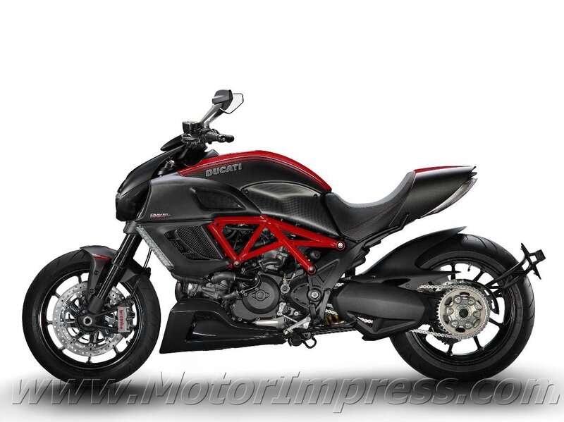 Ducati Diavel Motorcycle — Black