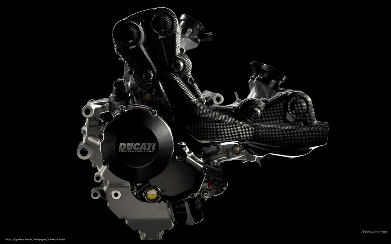 Ducati engine close-up