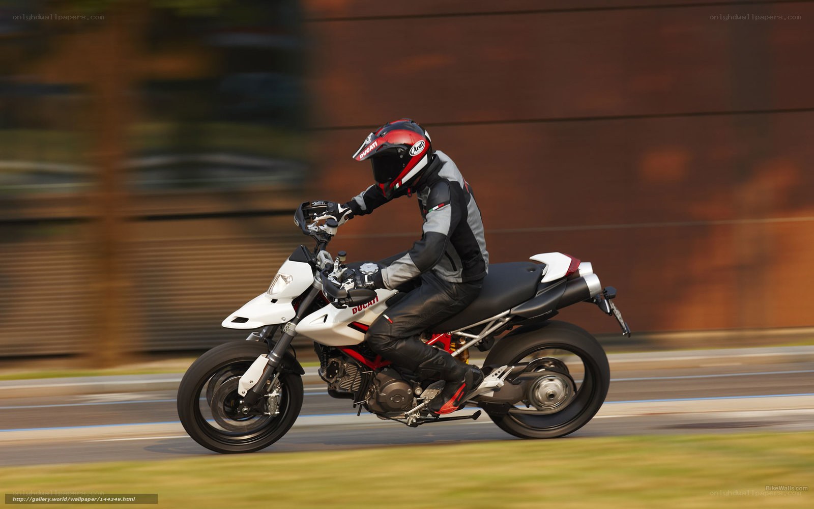 Ducati Hypermotard in motion