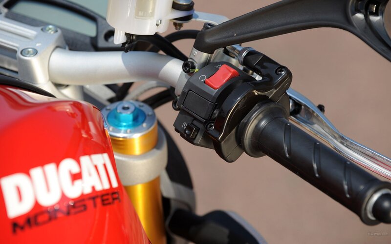 Ducati Monster Motorcycle — Red