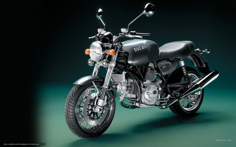 Ducati Motorcycle — Black, Dramatic, Photograph, Headlight