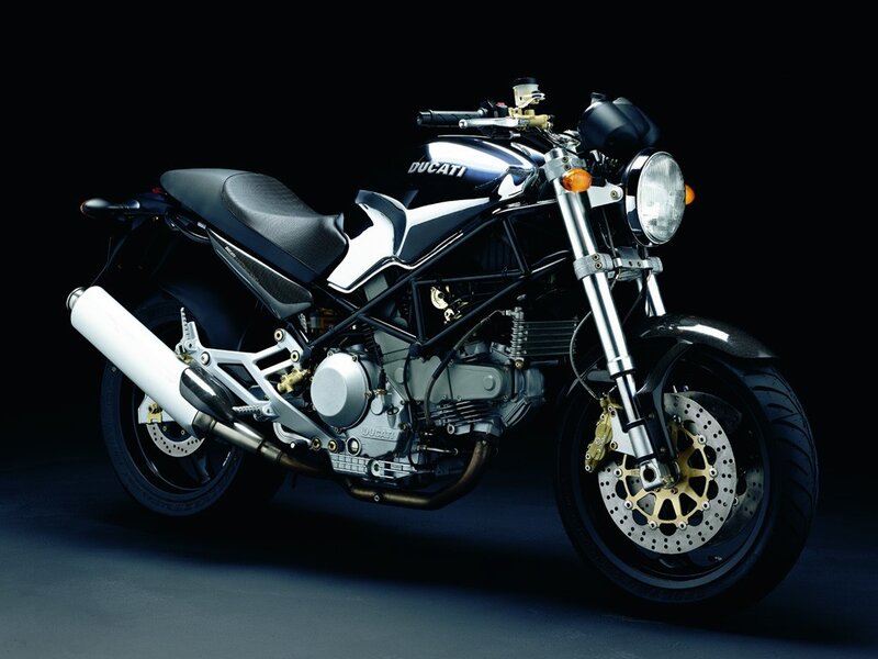 Ducati Motorcycle — Black, Dramatic, Photograph, Seat, Headlight, Exhaust