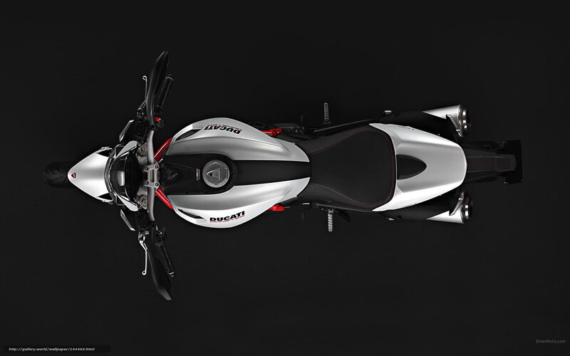 Ducati Motorcycle — Black, Dramatic